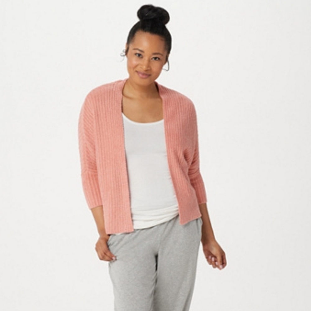 Barefoot Dreams CozyChic Lite Ribbed Shrug Cardi